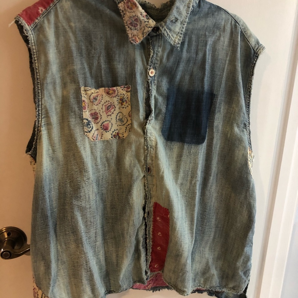 Magnolia Pearl embroidered Vest